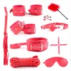 Terughoudendheid Sexy Kit Ball Gag Cuff Zweep Kraag Fetish Toy Deluxe 10pc Set BDSM