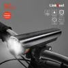 バイクライトリンクベスト自転車ライト30 LUX LED LED BIKE LIGHT USB充電式ヘッドライト2600 MAH調整可能マウント防水IPX 5 P230427