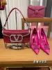 Women Designer Valentins French Direct Mail Classic MINI LOC Handbag Chain XA4UP