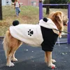 フーディーズ中程度の大きな犬の服暖かい柔らかい冬の犬の衣装