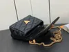 Calidad de espejo 10a GO-14 Lambskin Designer Handal Bold Bag Bags Genuine Cuero Crossbody Bags Bols con caja L250