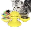 Brinquedos para gatos brinquedos interativos para gatos Mint tease gato moinho de vento plataforma giratória bola de brinquedo para gatos