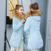 Femmes Vestes Femmes lâche coton manteau coréen à capuche col de fourrure coton rembourré veste chaude épaisse veste d'hiver femmes vêtements d'extérieur manteau de base 231127