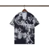 Męskie letnie designerskie koszule bawełniane kombinezony hawajskie kwiatowy nadruk swobodne koszule męskie szorty mody m-3xl m-3xl