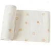 Cobertores Pure Cotton Born Muslin Swaddle Blanket Flower Print Baby Double Camadas Super Soft Kids Wrap Quilt Bedding