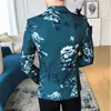 Abiti da uomo Blazer di alta qualità S-3XL versione coreana moda casual stampa shopping viaggio partito abito da discoteca giacca da uomo slim 230427