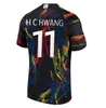 2023 Corea Camisetas de fútbol para hombre Nacional 22 2023 U J HWANG I B HWANG C H KWON H C HWANG H M SON Equipo local visitante Traje pre-partido Portero Camisetas de fútbol