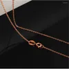 Ketens ketting voor hangers kruisketen o woord kettingen vrouwen s925 sterling fijne sieraden sleutelbeen accessoires l-13