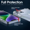 HD Transparente TPU Phone Pro Max 14 stoßfeste Silikon-Klarhülle für iPhone 15 Hülle