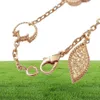 Luksusowy projektant Europa Luksusowa najwyższa jakość słynna marka srebrna biżuteria Rose złoto Kolor naturalny kamień szlachetny wiosna biedronka Bracela 9409190