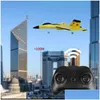 Electric/Rc Aircraft Electric Rc Aircraft Plane Su 35 With Led Lights Remote Control Flying Model Glider 2 4G Fighter Hobby Airplane E Dh4Vw