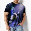 Homens Camisetas Unissex Animal Galo 3D Impressão Engraçado T-shirt Verão Casual Manga Curta Top Oversized Camisa Respirável Para Homens 6XL Camiseta