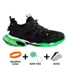 Designer Triple S Track 3.0 Chaussures de sport Baskets Noir Blanc Vert Transparent Semelle extérieure en cristal d'azote 17FW Chaussures de course Hommes Femmes Baskets d'extérieur EUR 86