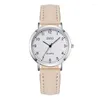 Wristwatches Digital Scale Simple Ladies Belt Watch Fashion Small Fresh Quartz