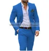 Ternos masculinos de linho de alta qualidade terno de negócios 2 peças entalhada lapela festa formal traje masculino casual fino ajuste vestido de casamento