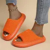 Slippers Peep Toe Green Circoroy Slides For Women Chores plates Flipoor Flip Flop Platform Zapatillas de Mujer