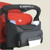 Pièces de poussette, sac de bébé de grande capacité, organisateur de couches, chariot suspendu de voyage pour maman, accessoires de bouteille de Buggy