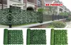 Decorative Flowers Wreaths Artificial Leaf Fence Panel Green Wall Privacy Protect Screen Ivy Outdoor Garden Simulation Courtyard4443343