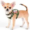 Vesten Chihuahua Doek Hond Tactisch Werkvest Trainingsharnas Verstelbaar Buiten Militair met puinhandvat Molle Loop-panelen