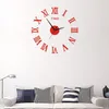 Relojes de pared creativos nórdicos para sala de estar, acrílico, decoración tridimensional, reloj para dormitorio, DIY, colgante silencioso, montaje en casa
