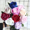 Новая розовая цветок День святого Валентина Вечеринка Свидец Моделирование Цветок Украшение Свадебной Букет оптом