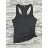 Regatas femininas verão em torno do pescoço racerback solto ajuste treino topo sem mangas colete básico camisetas simples cor sólida camisola