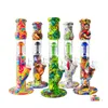 Pfeifen Sile Bong Dab Rig 12,5 Zoll 6 Arme Wasserpfeife Wasserpfeife mit Glasschale Rauchbongs Ölbrenner Drop Delivery Home Garde Dhh01