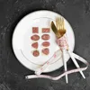 Opslagflessen 8 stuks Schimmel Simulatie Chocolade Kind Mini Voedsel Dessert Pretend Speelgoed Pvc Decoratief Nep