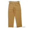 Calças masculinas Gurkha UK Exército Bermuda Homens Casual Casual Khaki Faixa solta