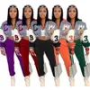 Frauen Tracksuiten Zwei Stücke Set Designer Cartoon Bär Fashion Casual Baseballanzug Taschendruck Damen Sportwear Outfits 5 Farben S-XXXL