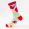 Men's Socks 10 Pairs/Lot Wholesale Price Happy Combed Cotton British Style Personalized Couple Designer Men Long Tube