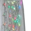 بدلات الرجال بليزرز أبيض LED Color Light الترتر بريق السترة السترة زهرة المغني DJ Prom Stage Costume 230427