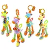 Sonagli Mobiles Soft Giraffe Animal Handbells Peluche Infantile Toddler Car Bed Hanging Toy Baby Early Education Development Handle Toys 230427