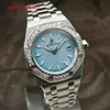 Ap Swiss Luxury Watch Royal Oak Series Precision Steel Backset English 67600st 33mm Women's Watch