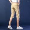 Herrbyxor shorts mäns capris casual lös sommar tunna trendbyxor herrar kläder koreanska stil män byxor jogger bomull