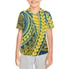 Chemises décontractées pour hommes Polynesian Tribal Tongan Totem Tattoo Tonga Prints Kids Baseball Jersey T Hipster Plain Hip Hop Uniforms Holiday Beach