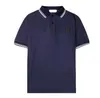 2023 verão lazer tempo confortável polos masculinos simples bordado logotipo sólido camisa polo moda