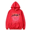 Mens Women Hoodies Young Thug Spider Streetwear Designers Hip Hop Pink Web Puff Print Sp5der 555 Sky Blue Hoodie Angel Sweatshirts Heavy Fabric Pullover Lulusgood