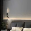 Vägglampor nordiska sängen vägglampan 330 graders rotation justerbar väggljus med switch minimalistiska hotell vardagsrum inomhus belysning q231127