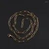 Chains 316L Stainless Steel Hypoallergenic Square Link Chain Necklaces 40 45 50 60CM Long Punk Hip Hop Choker Collar Necklace Jewelry