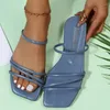 Slippers Summer Women Sexy Open Toes Outdoor Beach Solid Color Flat Sandals Simple Slides Leisure Woman Shoes