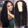 Lace Wigs Deep Wave Front Human Hair For Women 13X4 Frontal Wig Indian Kinky Curly Closure 4X4 Drop Delivery Products Dh9Nk