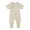 Kleidungssets Benutzerdefinierte Großhandelsbabyspielanzug-Bambusrippen-Kleidungsset Jungen und Mädchen Premium-OEM-Fabriken neu geboren