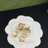 Boucles d'oreilles de créateur pour femmes, boucles d'oreilles en forme de lion, breloques pour femmes, fourniture de bijoux à la mode en laiton