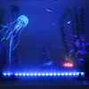 Lightings Waterproof LED Aquarium Lights Fish Tank Light Bar Blue/White 19/29/39/49CM Submersible Underwater Clip Lamp Aquatic Decor EU