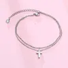 Ankletter Figaro Chain Anklet Figaro Chain Ankelarmband för män Kvinnor Everyday Dainty Anklet Justerbar 230426