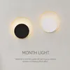 Lampada da parete Moderna Creatività in vetro Nordico Bianco latte Palla di luce per camera da letto Comodino Soggiorno Corridoio Lustre Decor Illuminazione G9