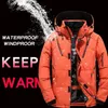 Ternos de esqui de inverno terno de esqui térmico masculino à prova de vento jaqueta e babadores calças conjunto masculino traje de neve snowboard wear macacão 231127