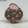 2023 Autumn and Winter Classic Colorful Handheld Love Bag Fashionable Popular Letter Heart Shaped One Shoulder Crossbody Womens Bag Trend