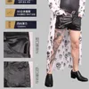 Herren Shorts Sexy Herren Bermuda Kunstleder Pu Matt Glänzend Mode Strand Kurze Hose Weich Dünn Plus Size Casual Zip Open Boxer-Slips